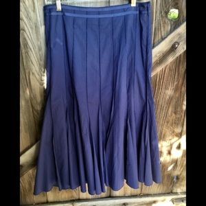 Alberto Makali blue cotton blend tulip skirt 8